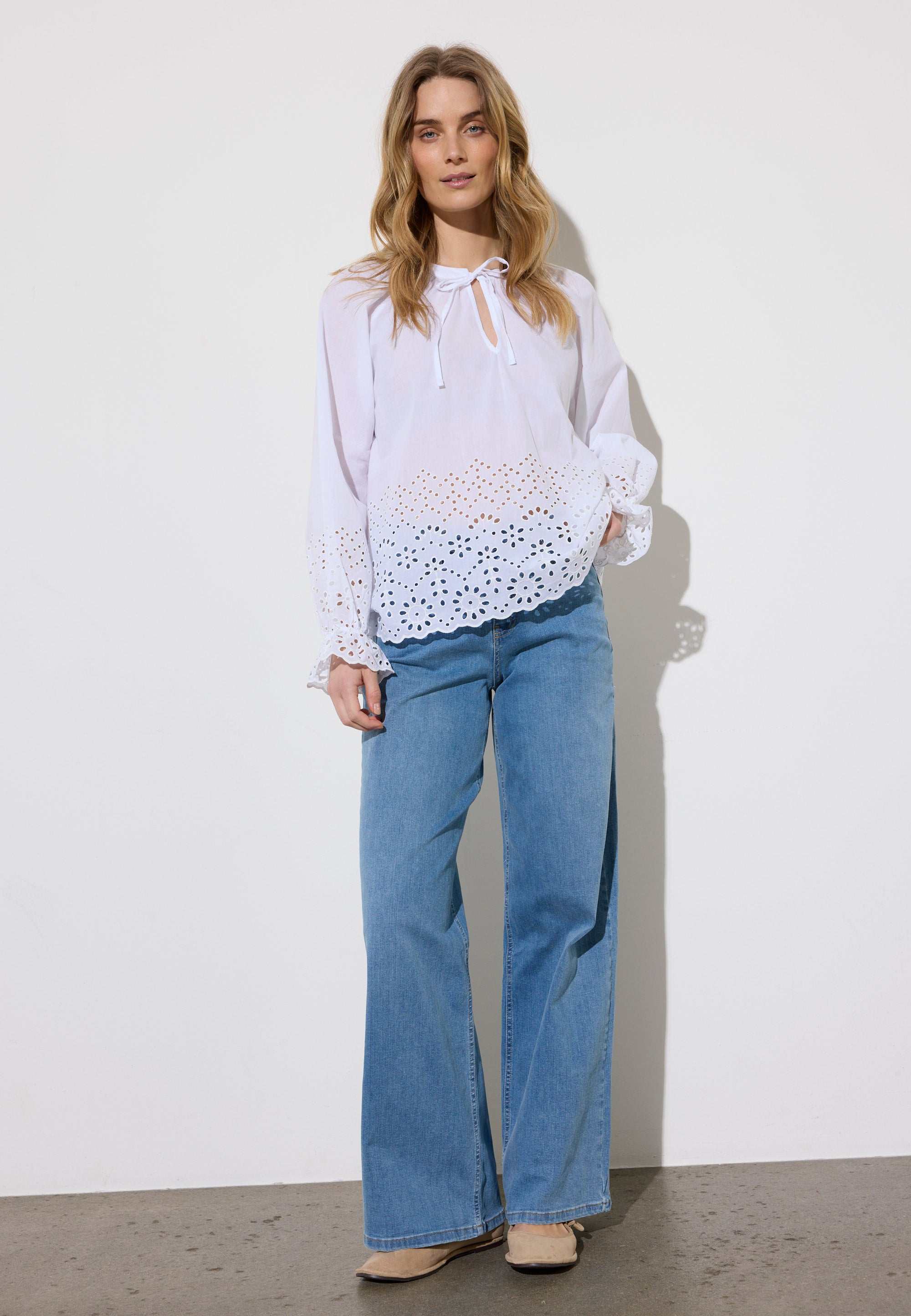 NGS.OCEAN Loose Jeans - Light blue indigo