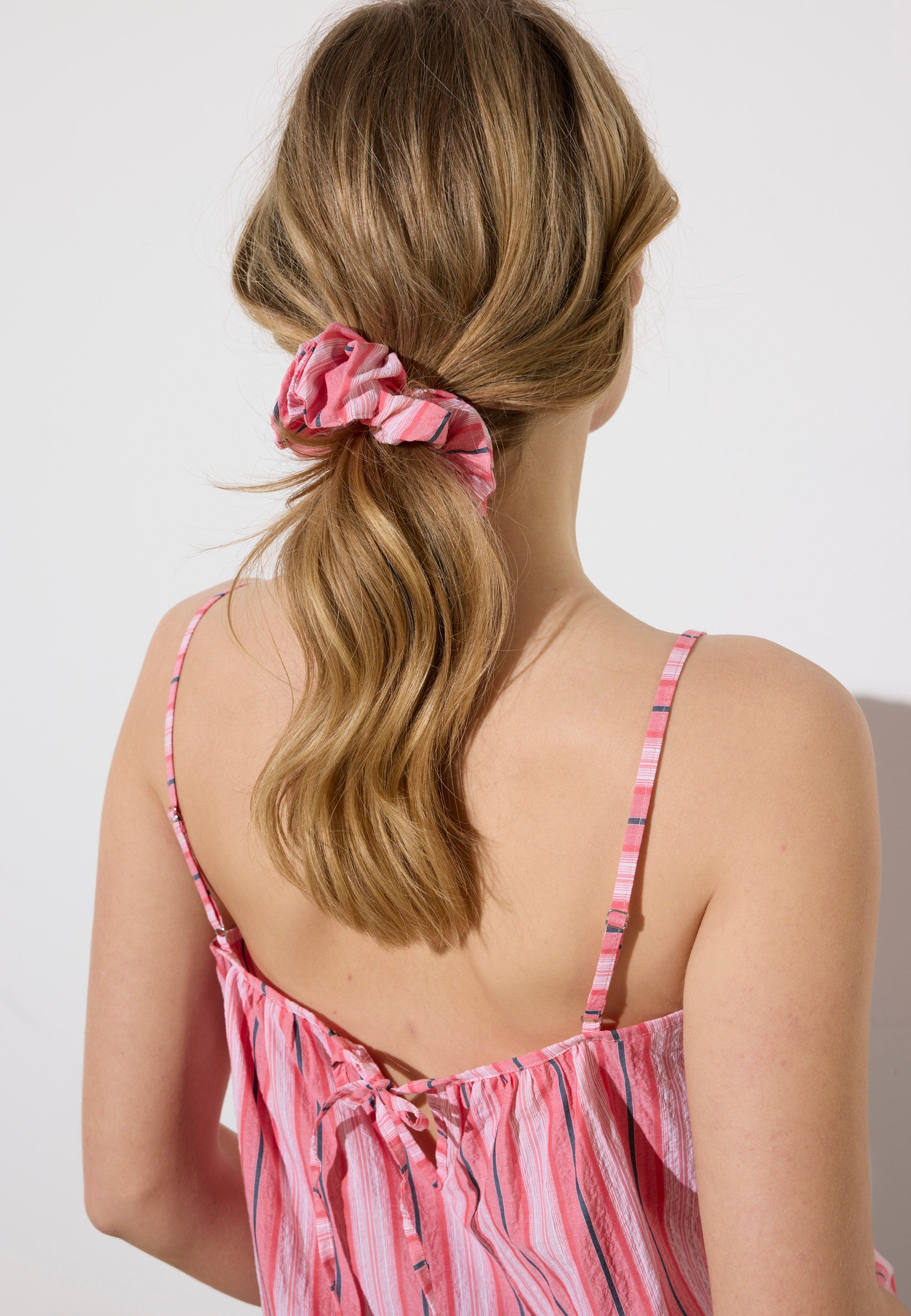 NGSeven NGS.PAPILLON Scrunchie  30211 Tea rose stripe