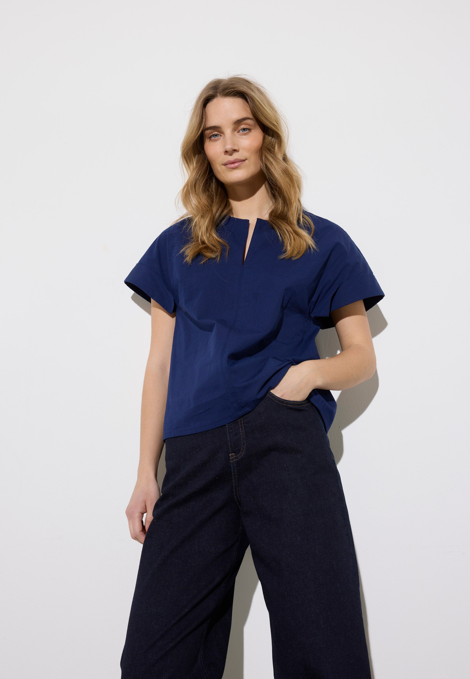 NGSeven NGS.PINE Blouse Relaxed 45101 Royal Blue