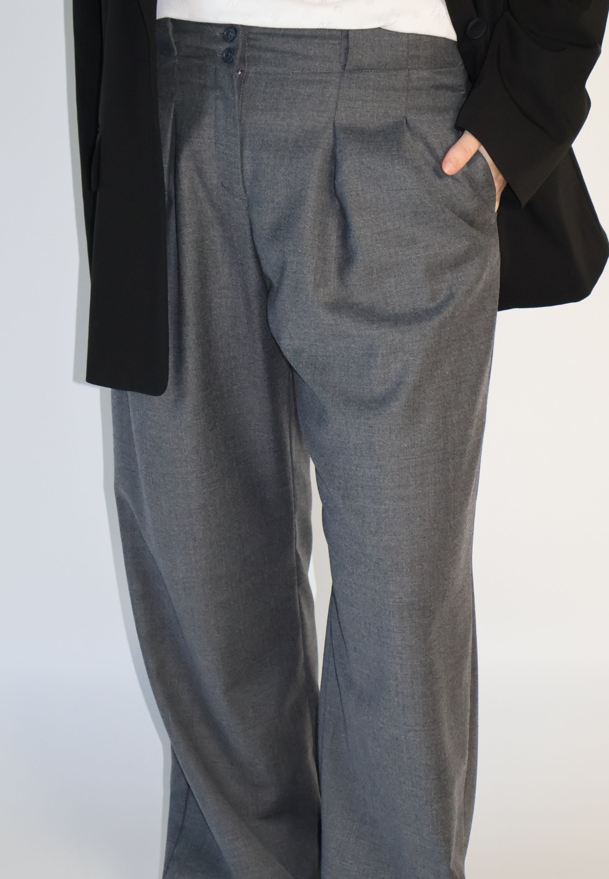 NGSeven NGS.POND Loose Pants Loose 97503 Grey Melange