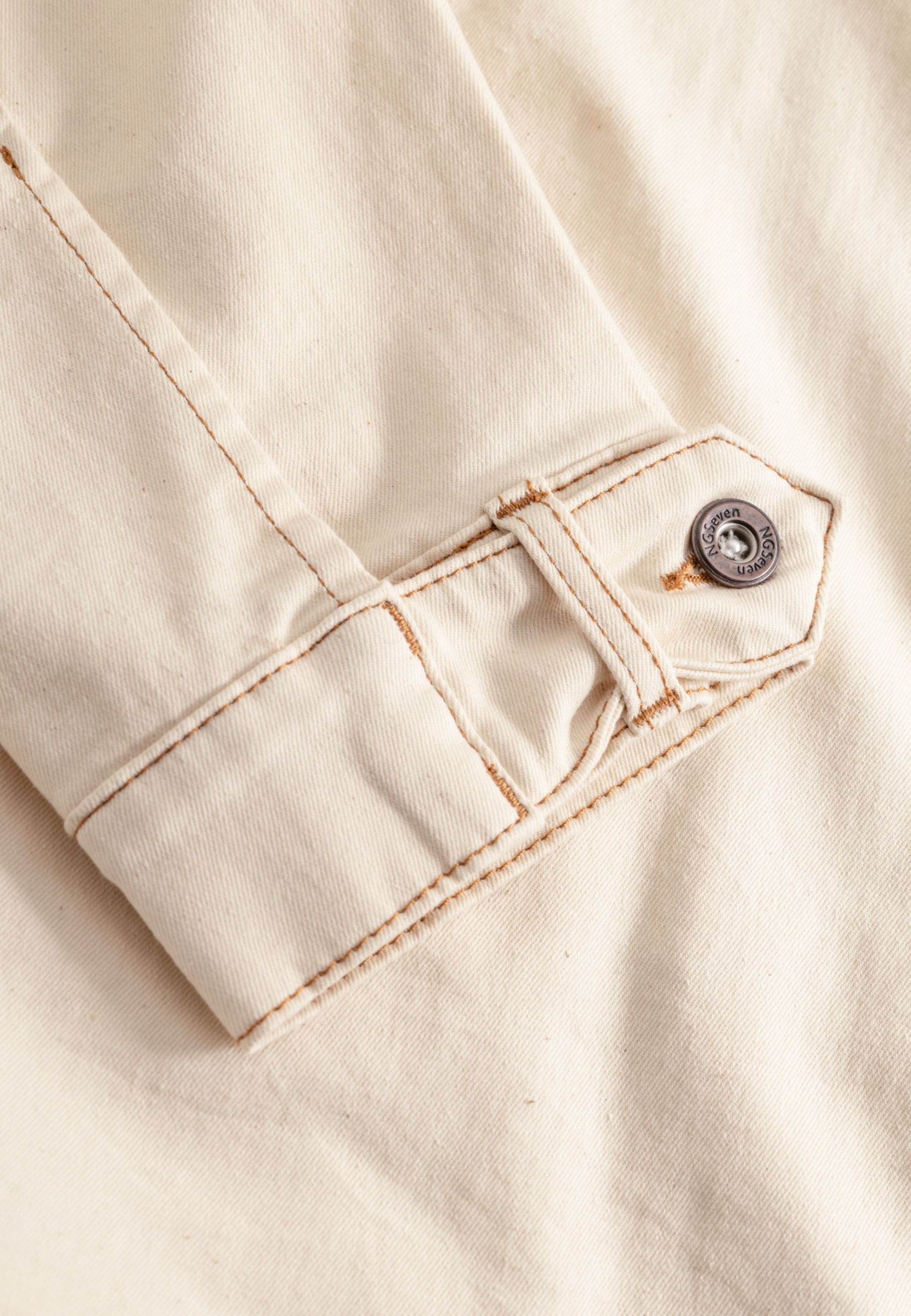 NGSeven NGS.SAGA Boxy Jacket Jackets 11200 Latte denim