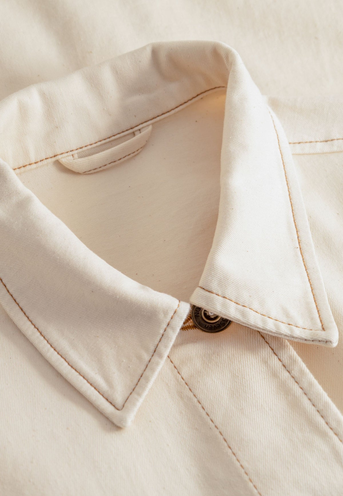 NGSeven NGS.SAGA Boxy Jacket Jackets 11200 Latte denim