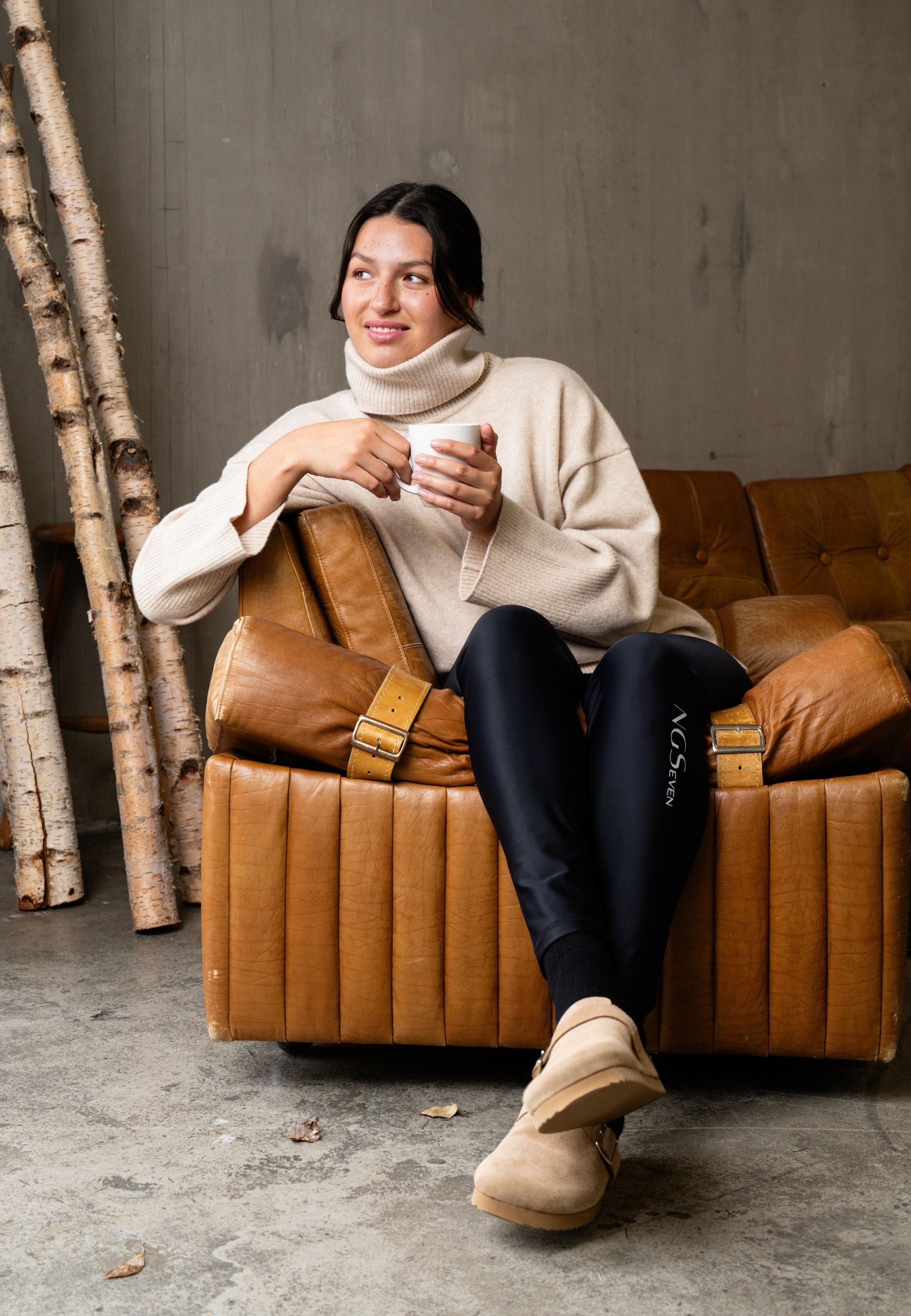 NGSeven NGS.WOODS Sweater Relaxed 11502 Latte Melange