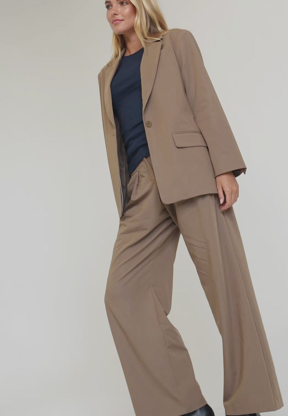 NGSeven NGS.POND Loose Trousers Loose 84003 Brown