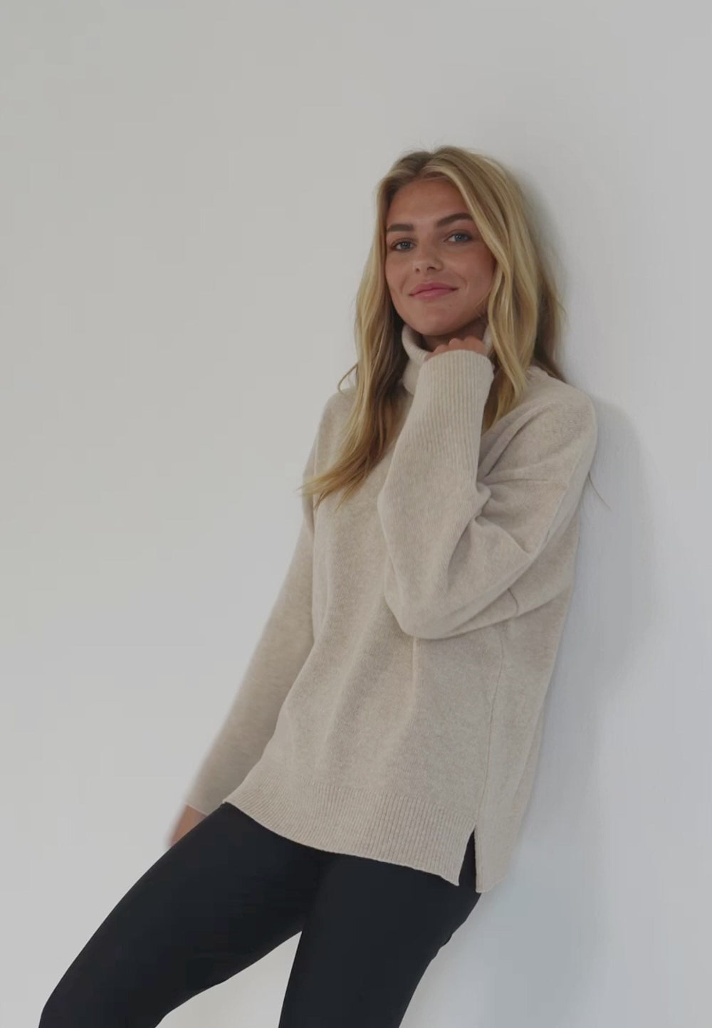 NGSeven NGS.WOODS Sweater Relaxed 11502 Latte Melange