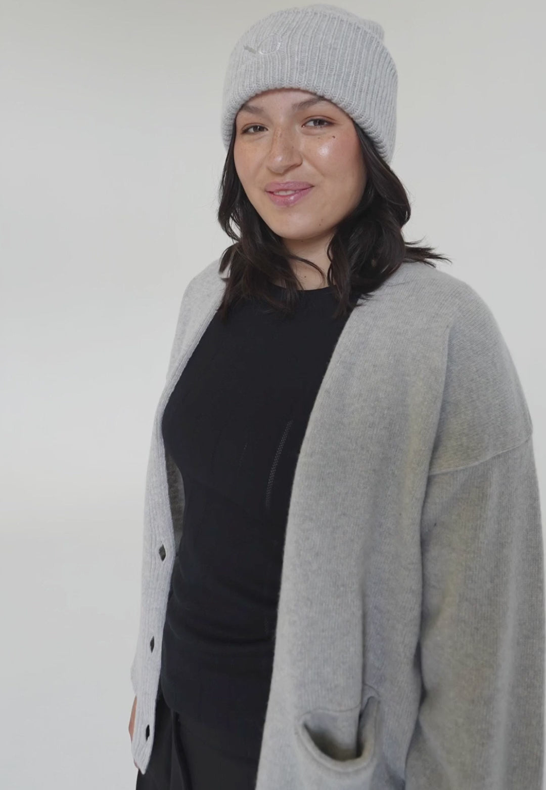 NGSeven NGS.FORREST Cardigan Tops 97502 Grey Melange