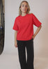 NGSeven NGS.MOUNTAIN Tee Relaxed 61101 Scarlet
